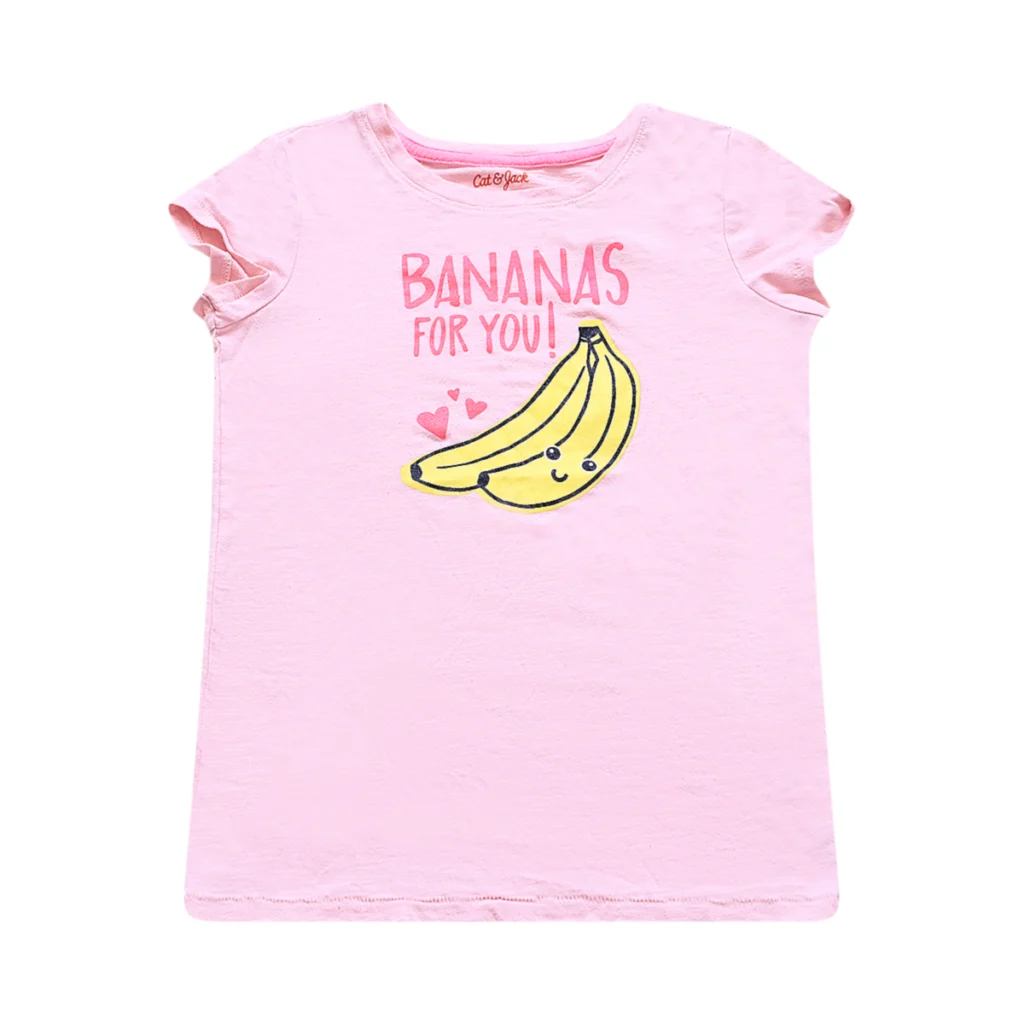 Bananas For You Tee | Light Pink  10/12y - Designed by CAT & JACK