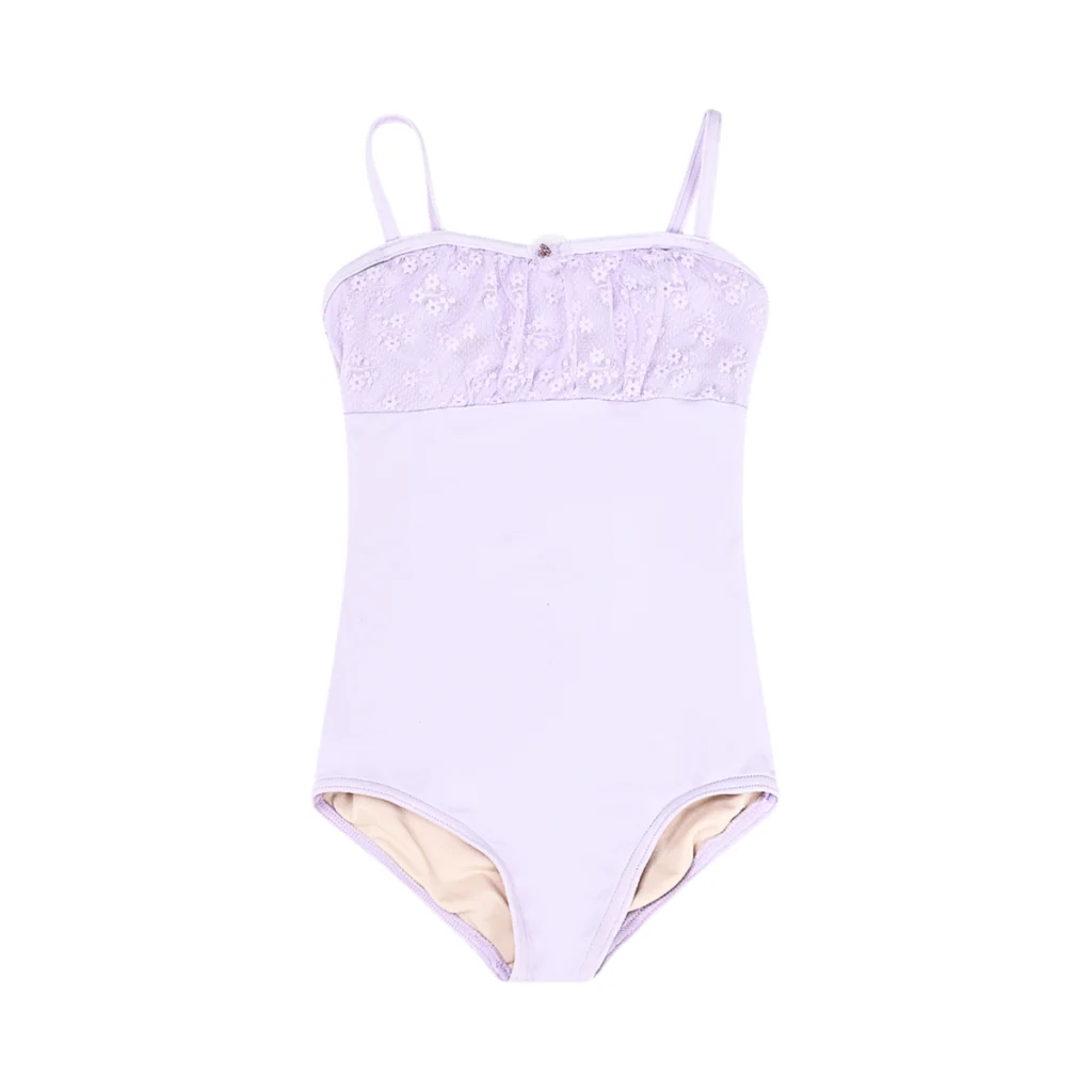 Lace Trim Leotard  | Lavender   6y - Designed by CAPEZIO