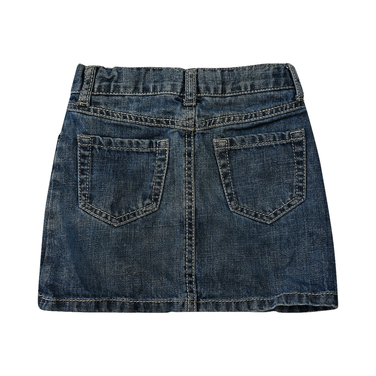 DSC 2773 Floral Denim Skirt | Medium Wash 4y - Designed by GYMBOREE