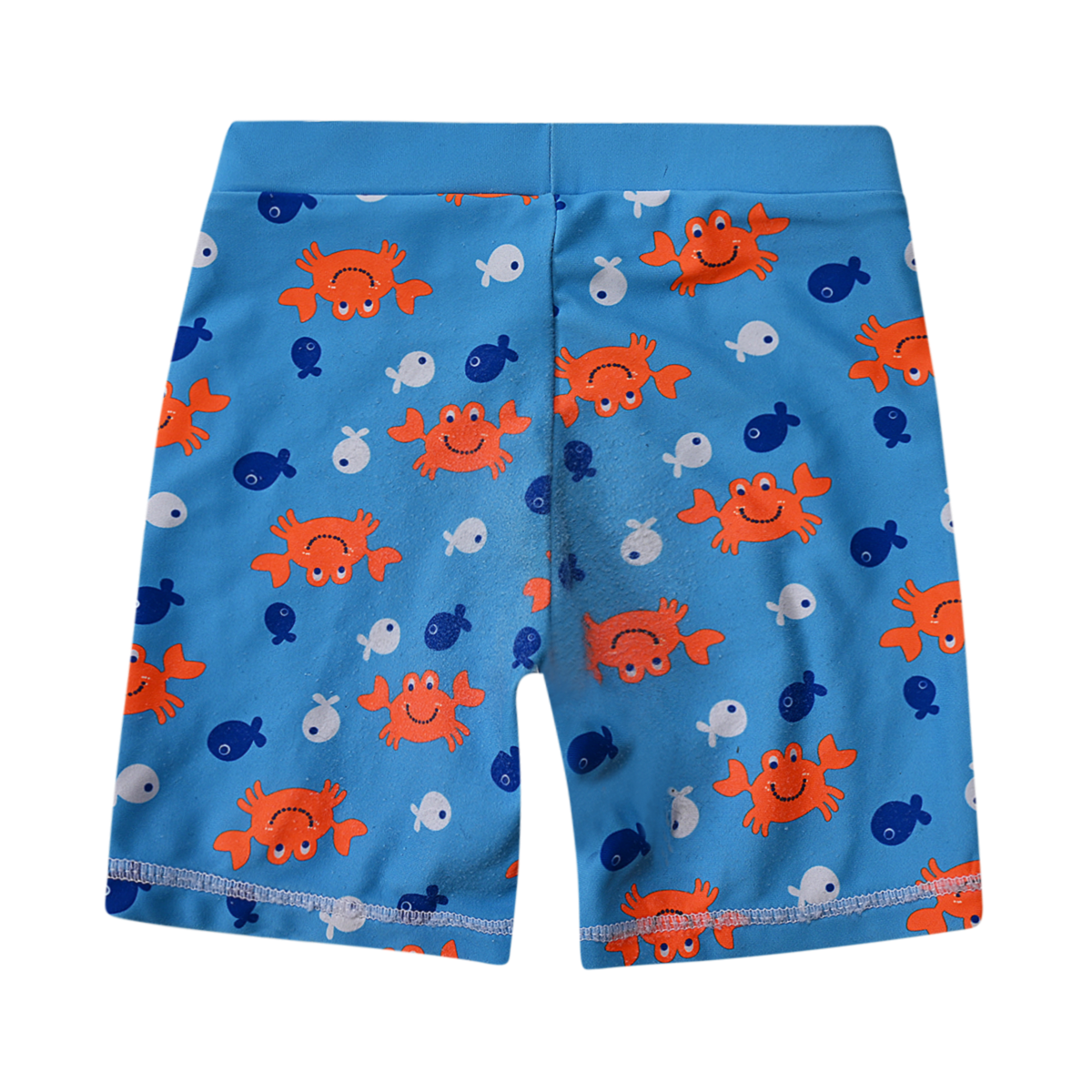 DSC 2795 Ocean Friends Swim Shorts | Sky Blue 2y - Designed by Unknown