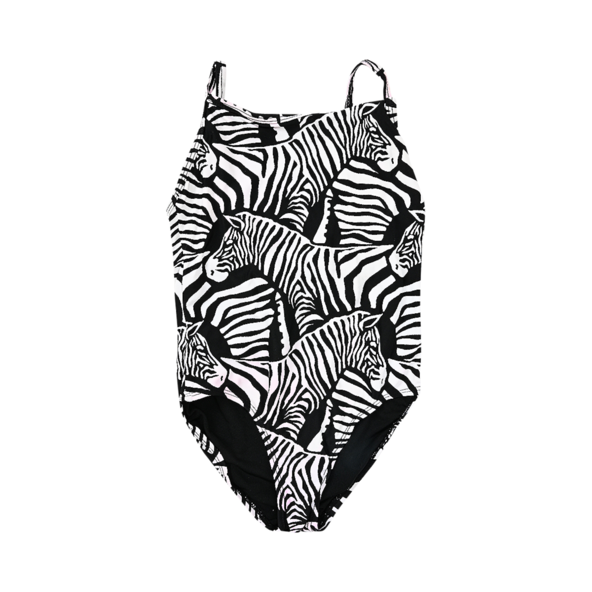 DSC 2907 Zebra Print Swimsuit | Black Multi 4/5y - Designed by GAP KIDS