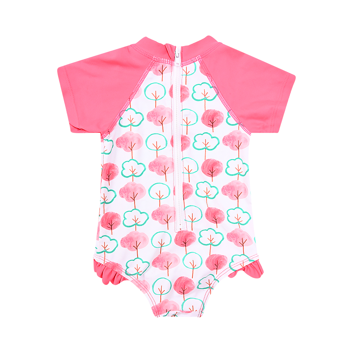 DSC 2944 Little Grove Swimsuit | Bubblegum Pink 12m - Designed by FLOATIMINI