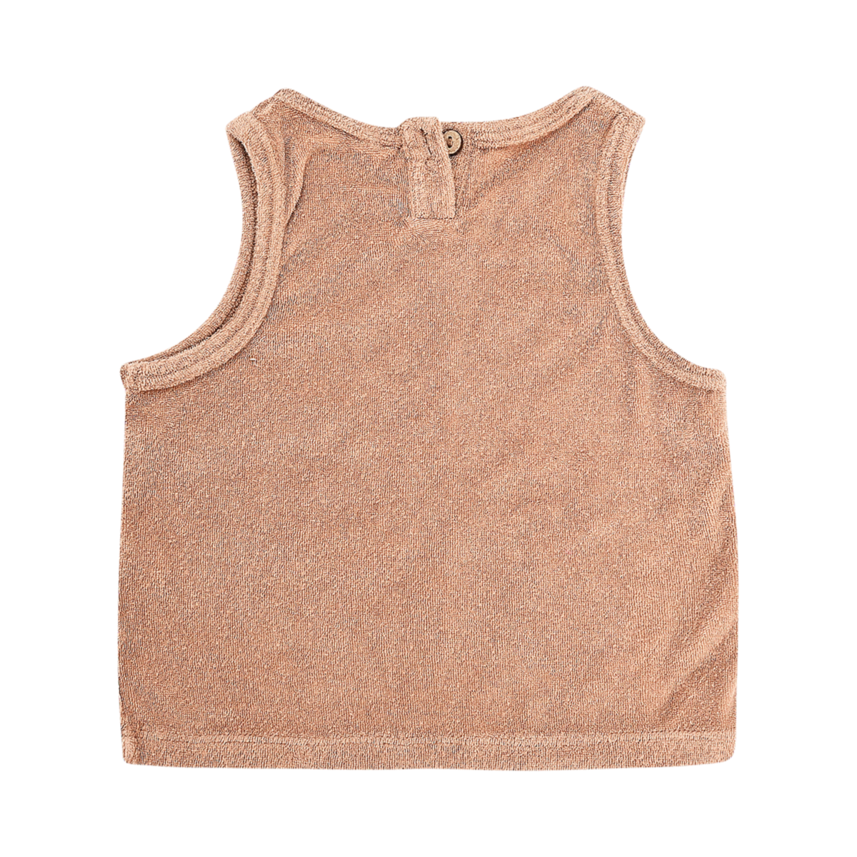 DSC 1926 Cozy Terry Tank | Caramel 18m - Designed by QUINCY MAE