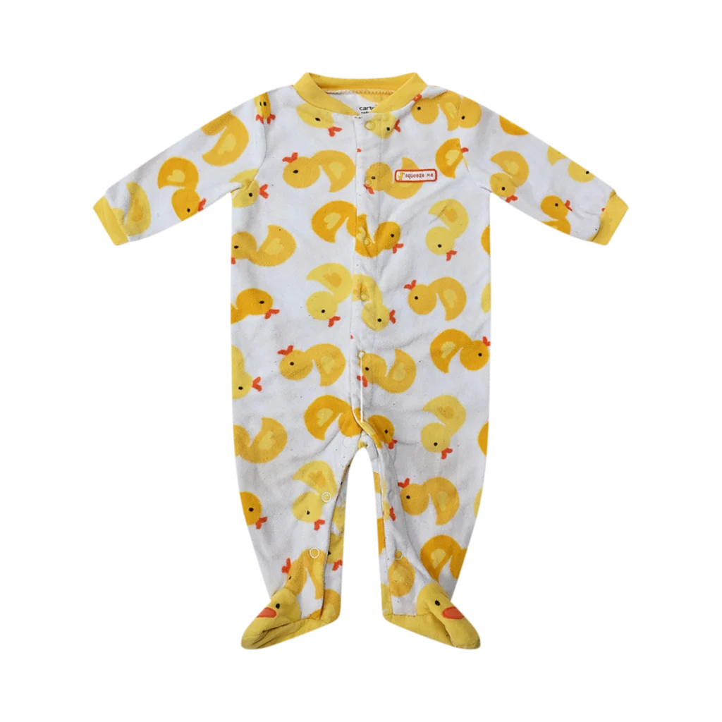 Rubber Duckie Pajamas  | White Multi  6m - Designed by Carter's