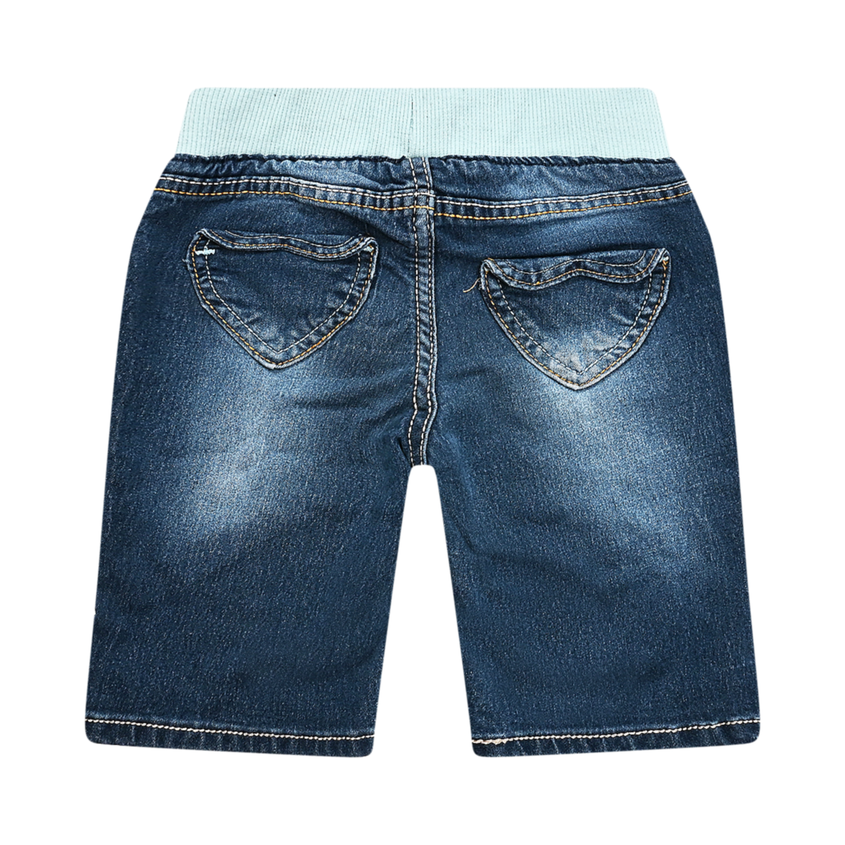 DSC 3151 Sweetheart Pocket Shorts | Medium Wash 6y - Designed by VIGOSS