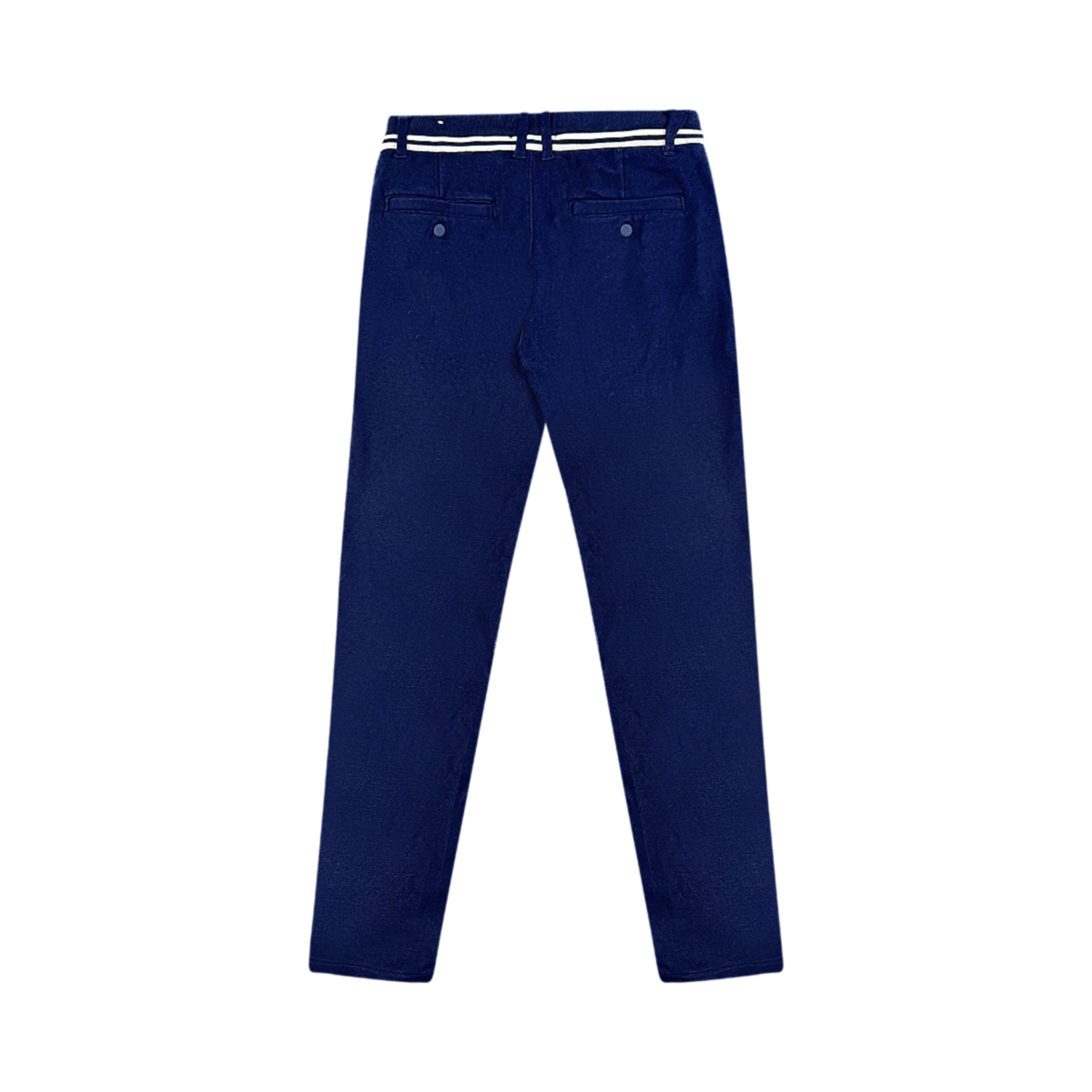 IMG 6242 Stripe Trim Trousers | Navy 10y - Designed by Zara