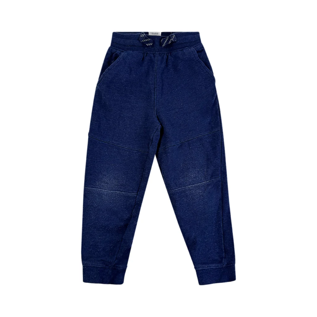 Paneled Knee Sweats  | Heathered Navy  6y - Designed by 365 KIDS FROM GARANIMALS