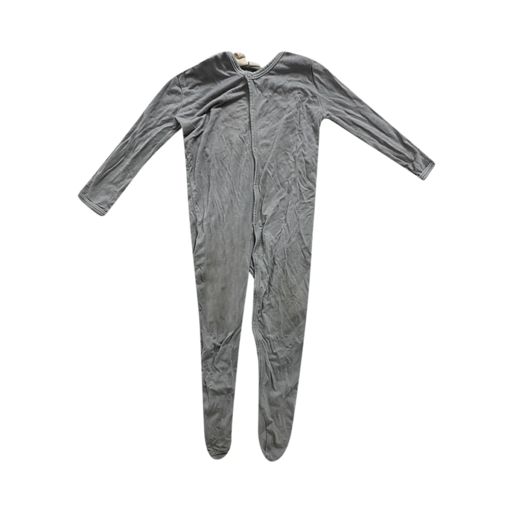 Everyday Footed Sleeper  | Light Grey  6/12m - Designed by Kyte Baby
