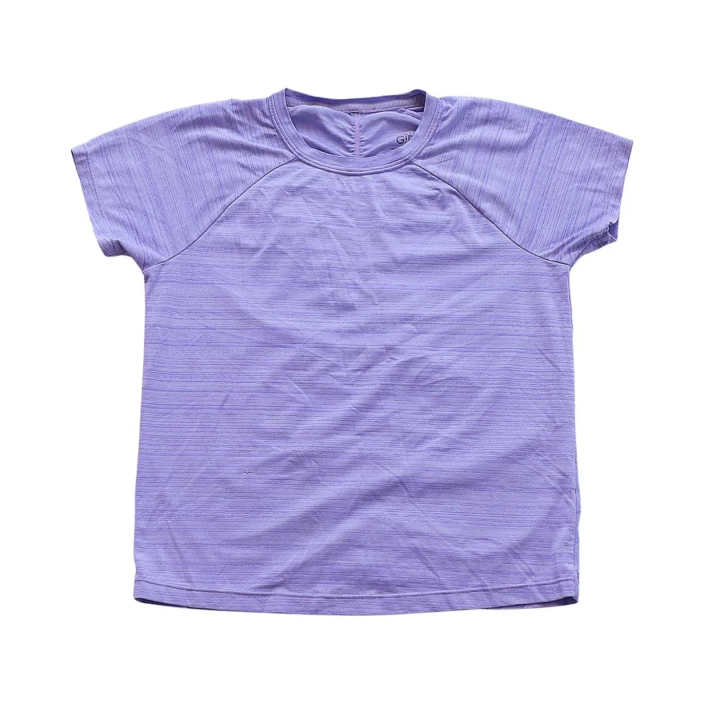 Ruched Back Athletic Tee | Periwinkle  8/10y - Designed by ATHLETA